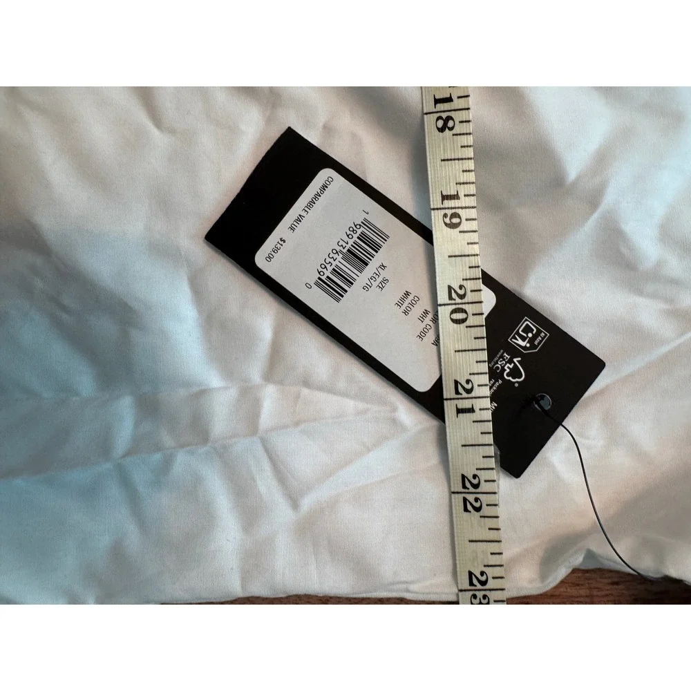 Karl Lagerfeld Paris Womens White Pearl Rhinestone Bib Button Down Shirt XL